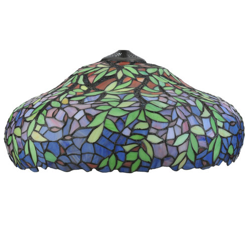 Meyda Lighting Meyda Tiffany & Stained Glass 9'' H x 18'' W Glass Bowl Lamp Shade Wayfair